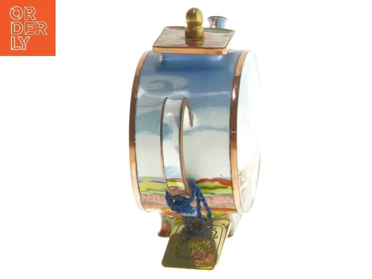 Billede 3 - Miniature krukke med landskabsmotiv fra Charlotte di Vita MBE Collections (str. 12x8 cm)