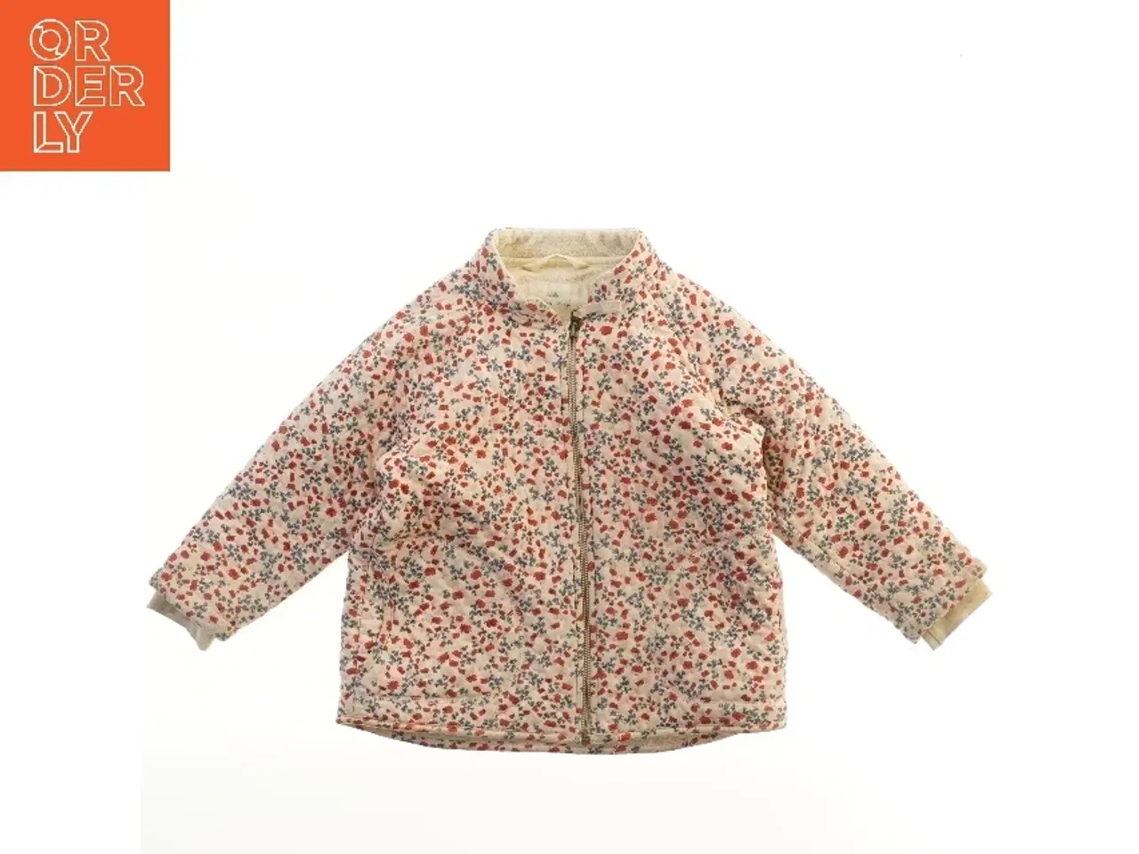 Billede 1 - Blomstret jakke til børn (str. 104)