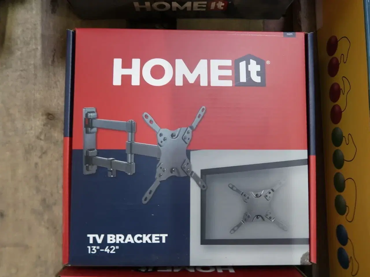 Billede 2 - 2 stk. Home>it Extendable/tiltable TV mount 13-42" 20 kg 20 kg