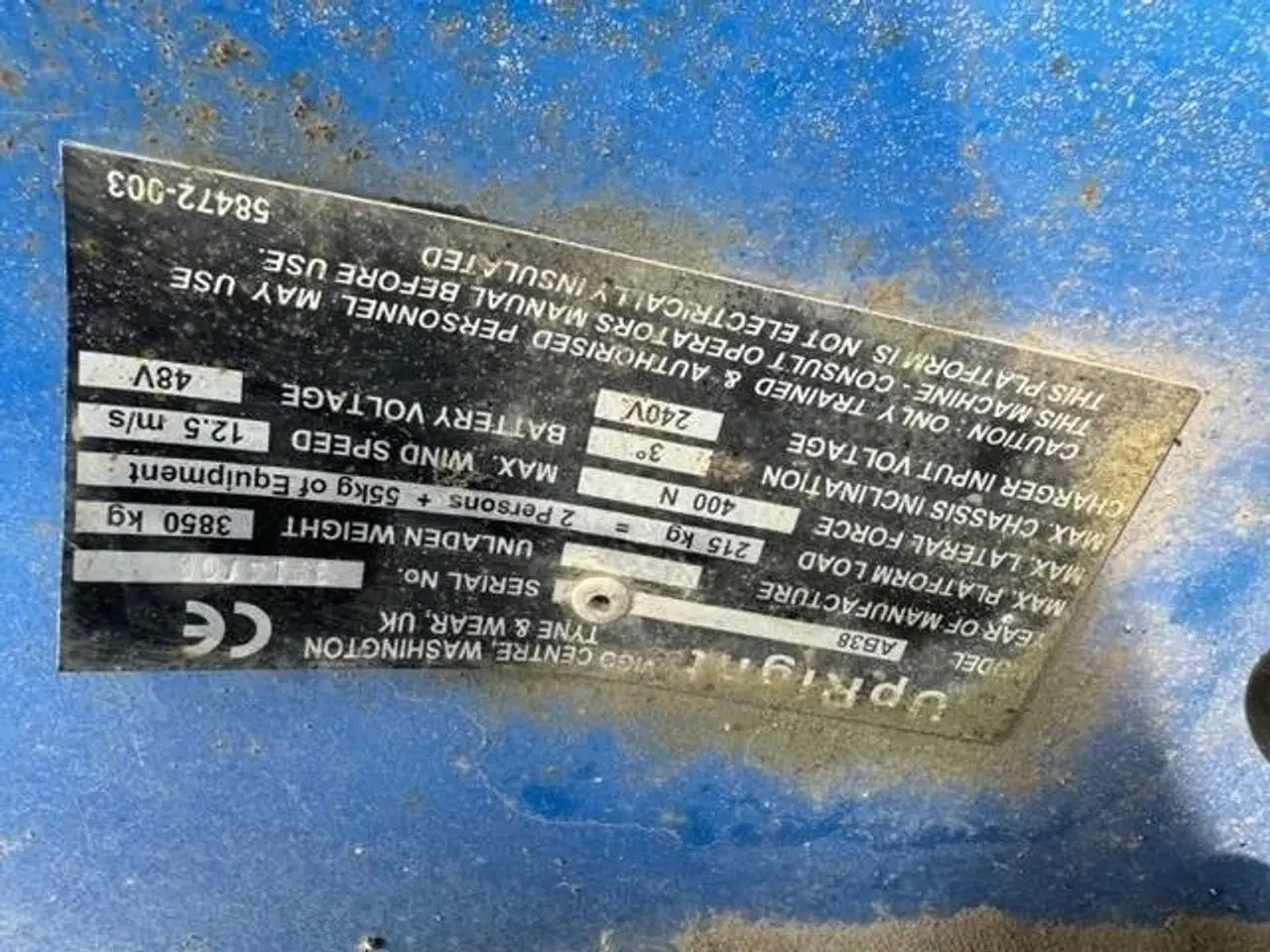 Billede 12 - UpRight AB38N