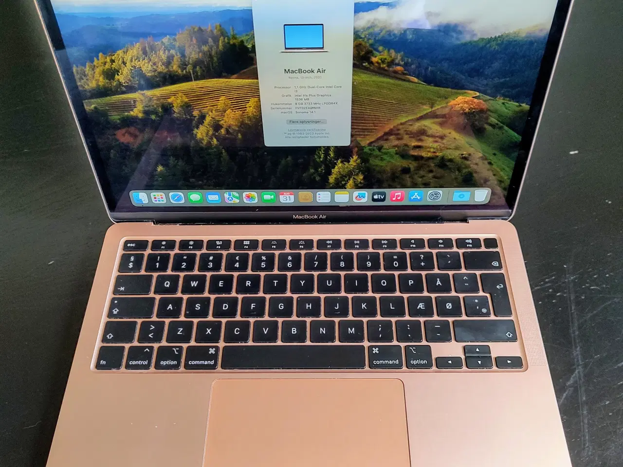 Billede 2 - MacBook Air 13" 2020 256GB.