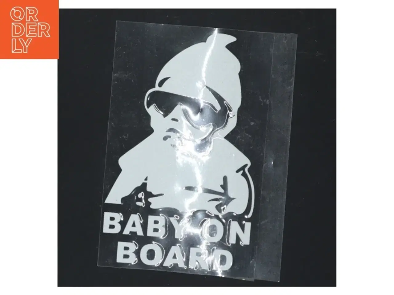 Billede 1 - Baby on Board sticker (str. 15x11 cm)