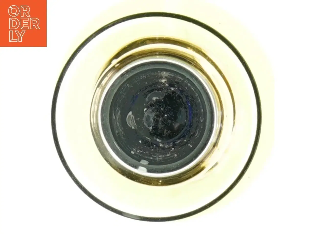 Billede 4 - Glasstagestik i blå og grøn (str. 17 x 8 cm)