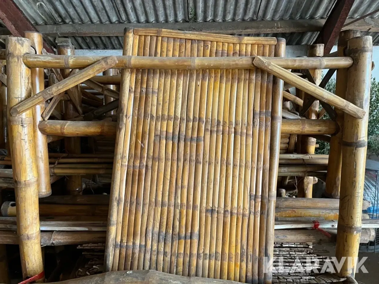 Billede 4 - Bambus hytter 3 styk