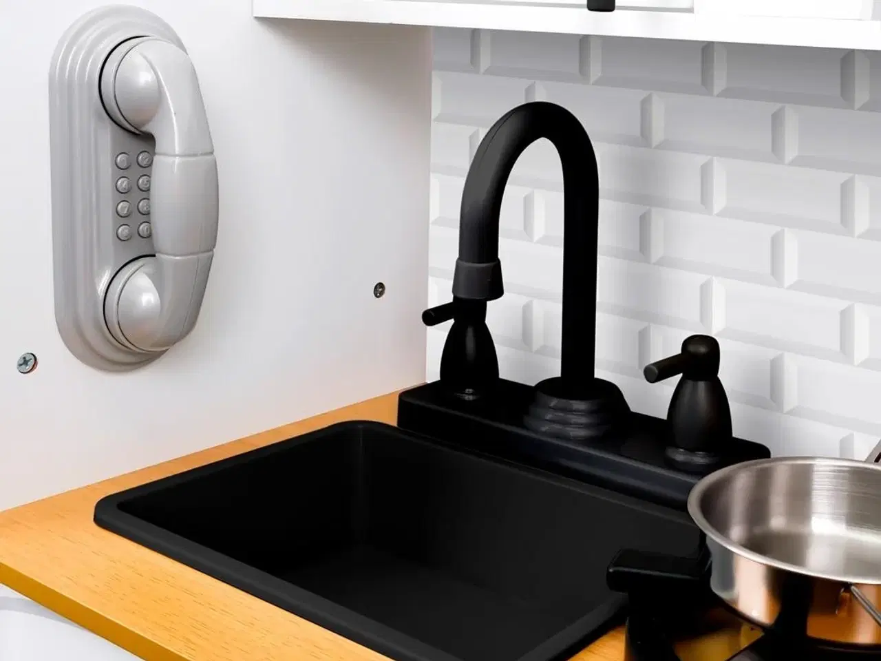 Billede 7 - Legekøkken i træ – PROMIS med tilbehør