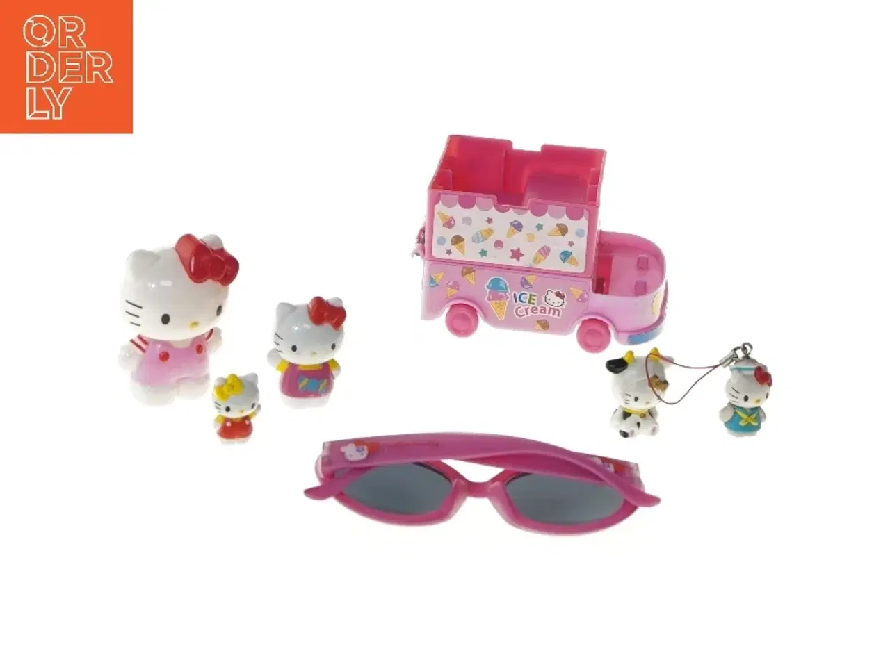 Billede 3 - Hello Kitty isbil med figurer og solbriller fra Hello Kitty (str. 11 cm)