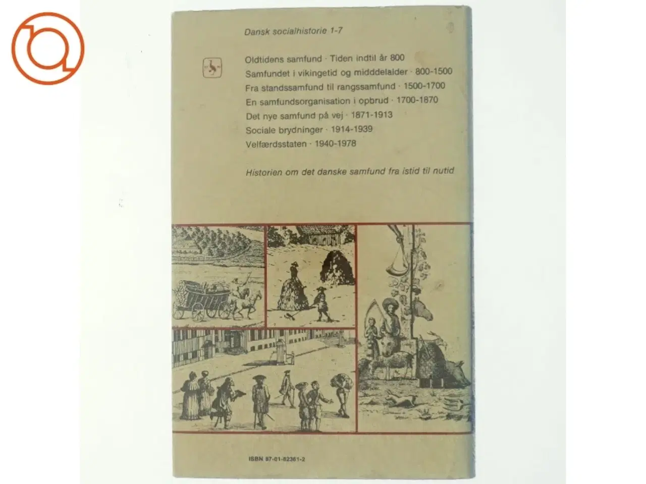 Billede 3 - En Samfundsorganisation i opbrud 1700-1870 af Hans Chr. Johansen (Bog) fra Gyldendal