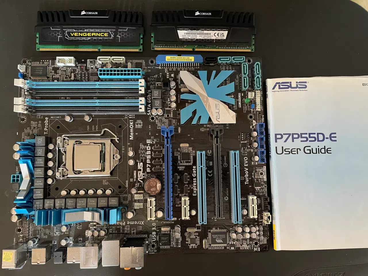 Billede 1 - ASUS motherboard P7P55D-E incl. I7-860 8GB ram