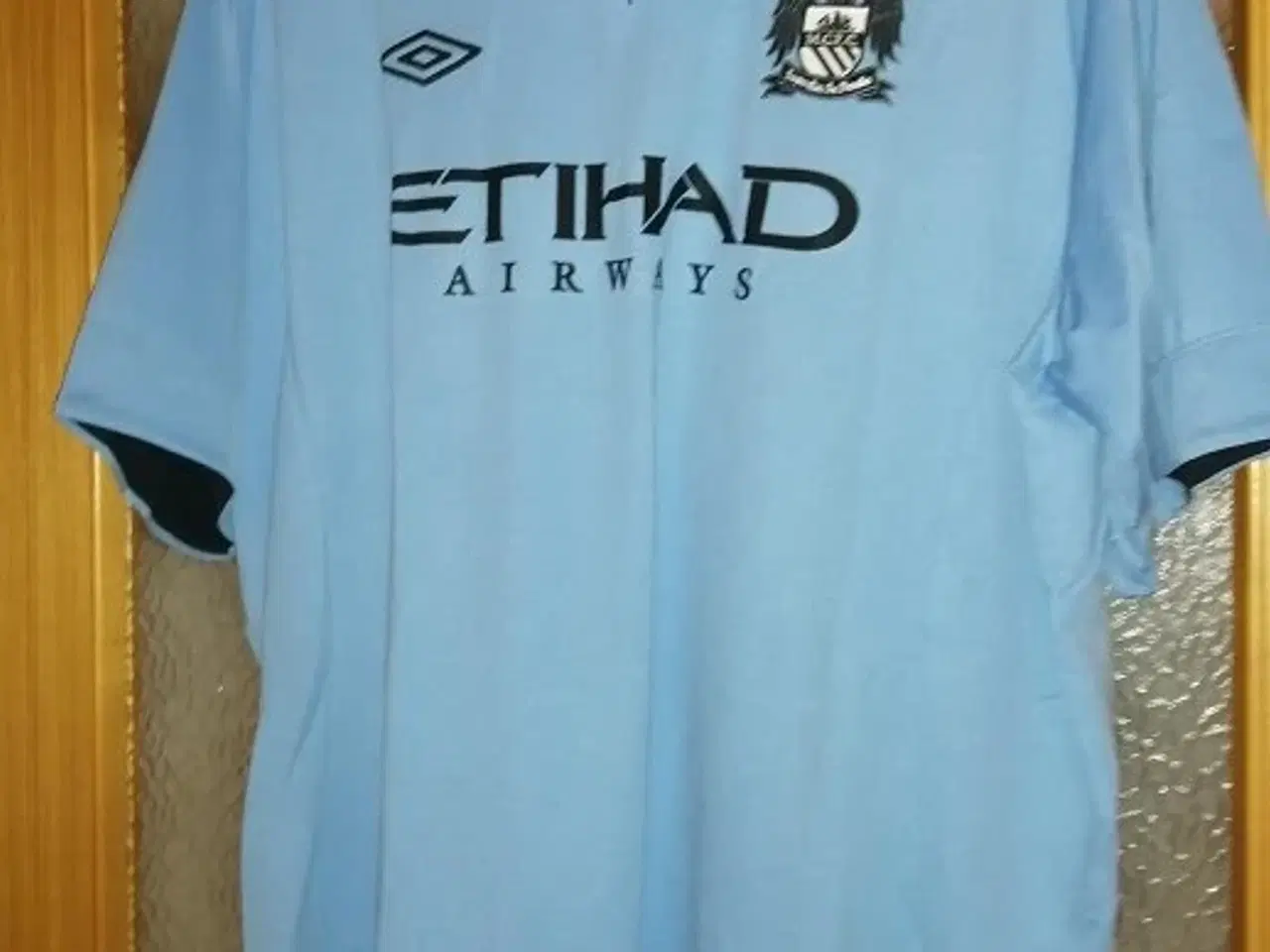 Billede 2 - FODBOLDTRØJE, NY, MANCHESTER CITY HOME 2012, 2XL