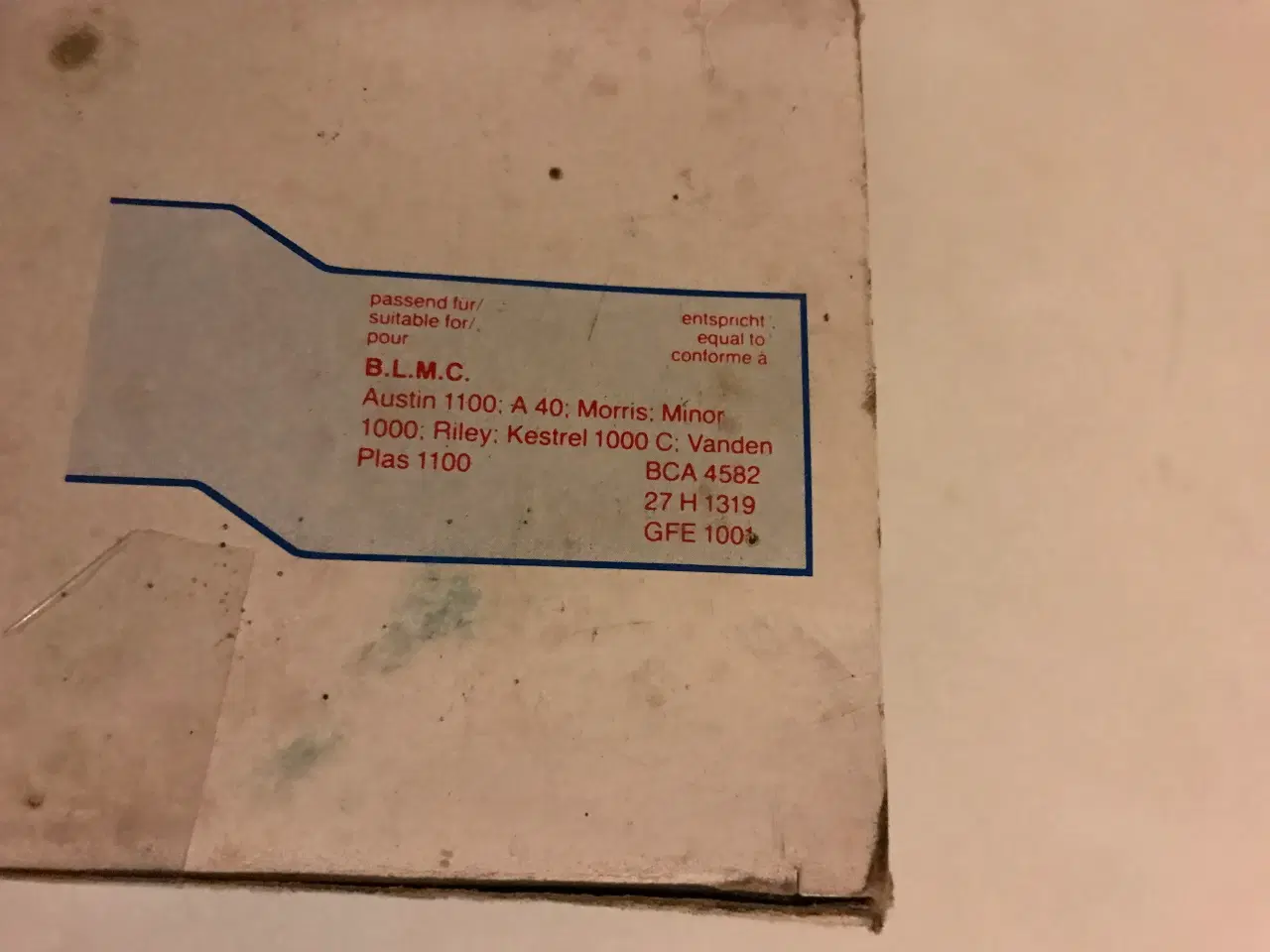 Billede 1 - Morris Minor luftfilter