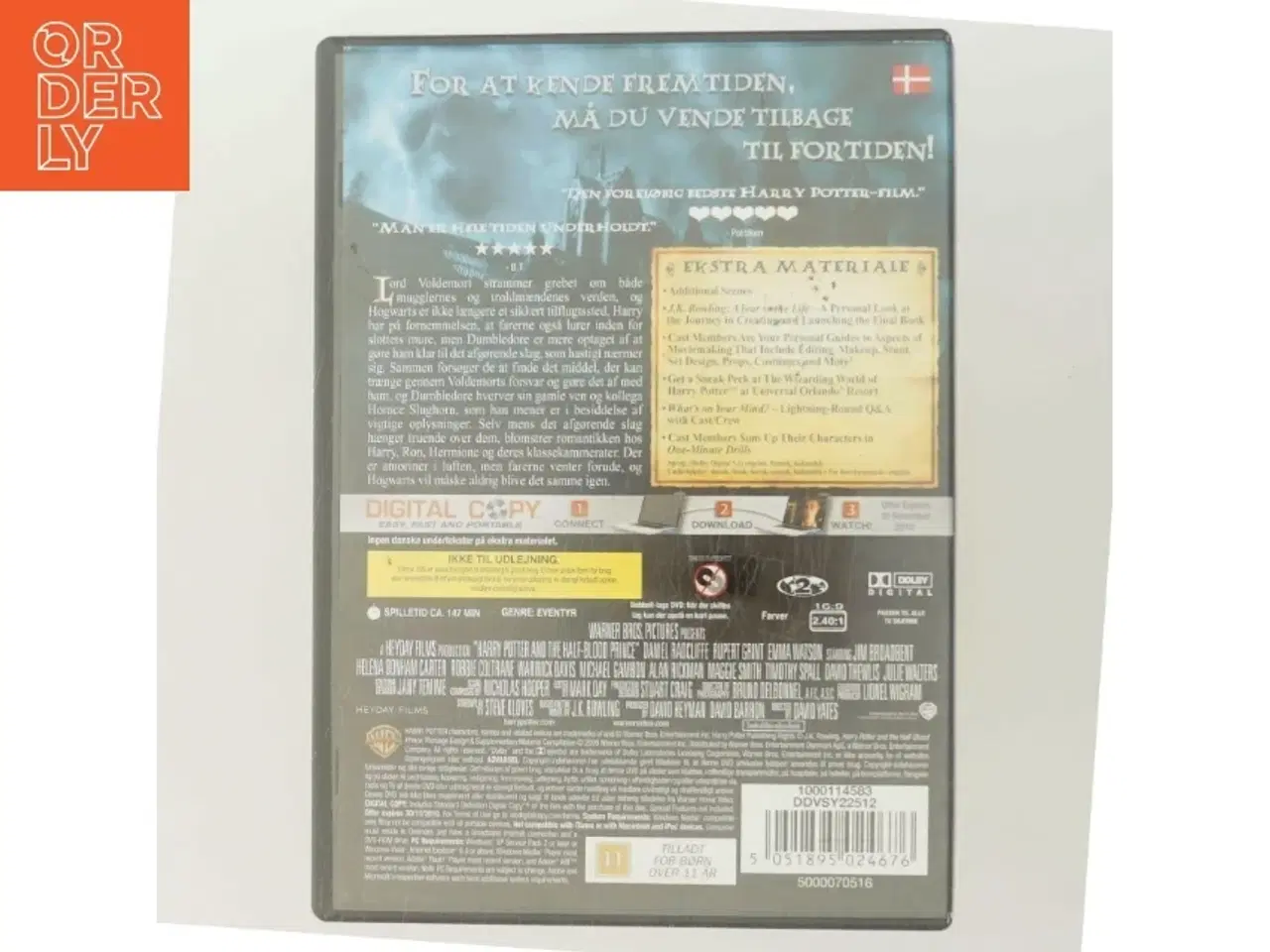 Billede 4 - Halvblodsprinsen (6) med Daniel Radcliffe (DVD)