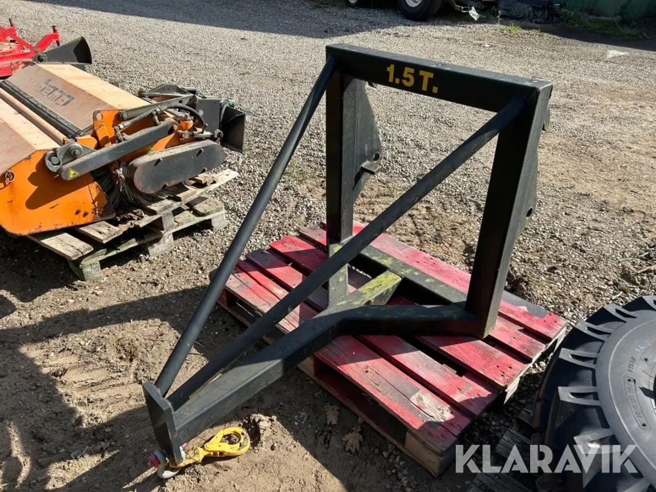 Billede 1 - Kranarm Kirk Maskinfabrik K1373 1.5t