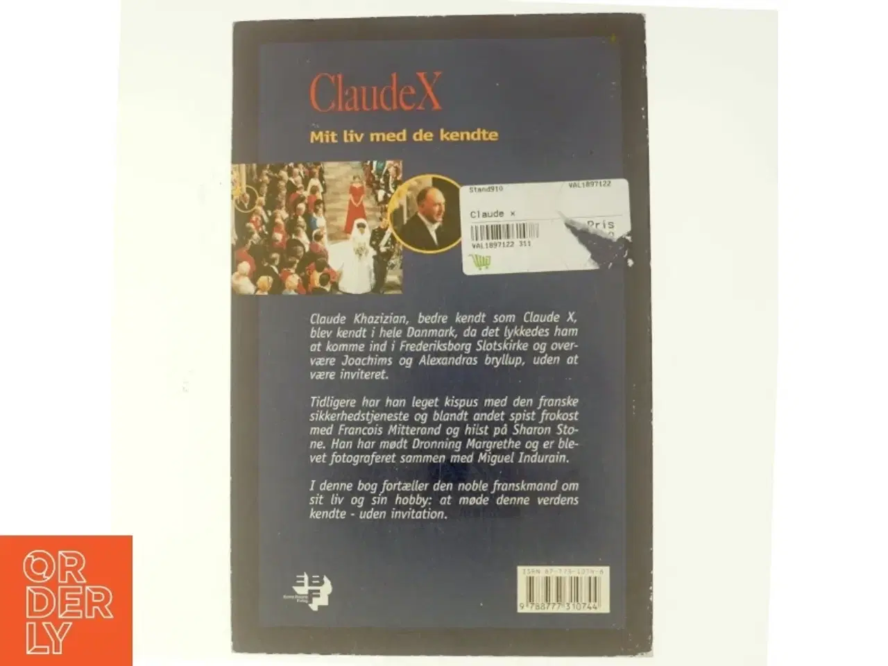 Billede 3 - Claude X : mit liv med de kendte af Claude Khazizian (Bog)