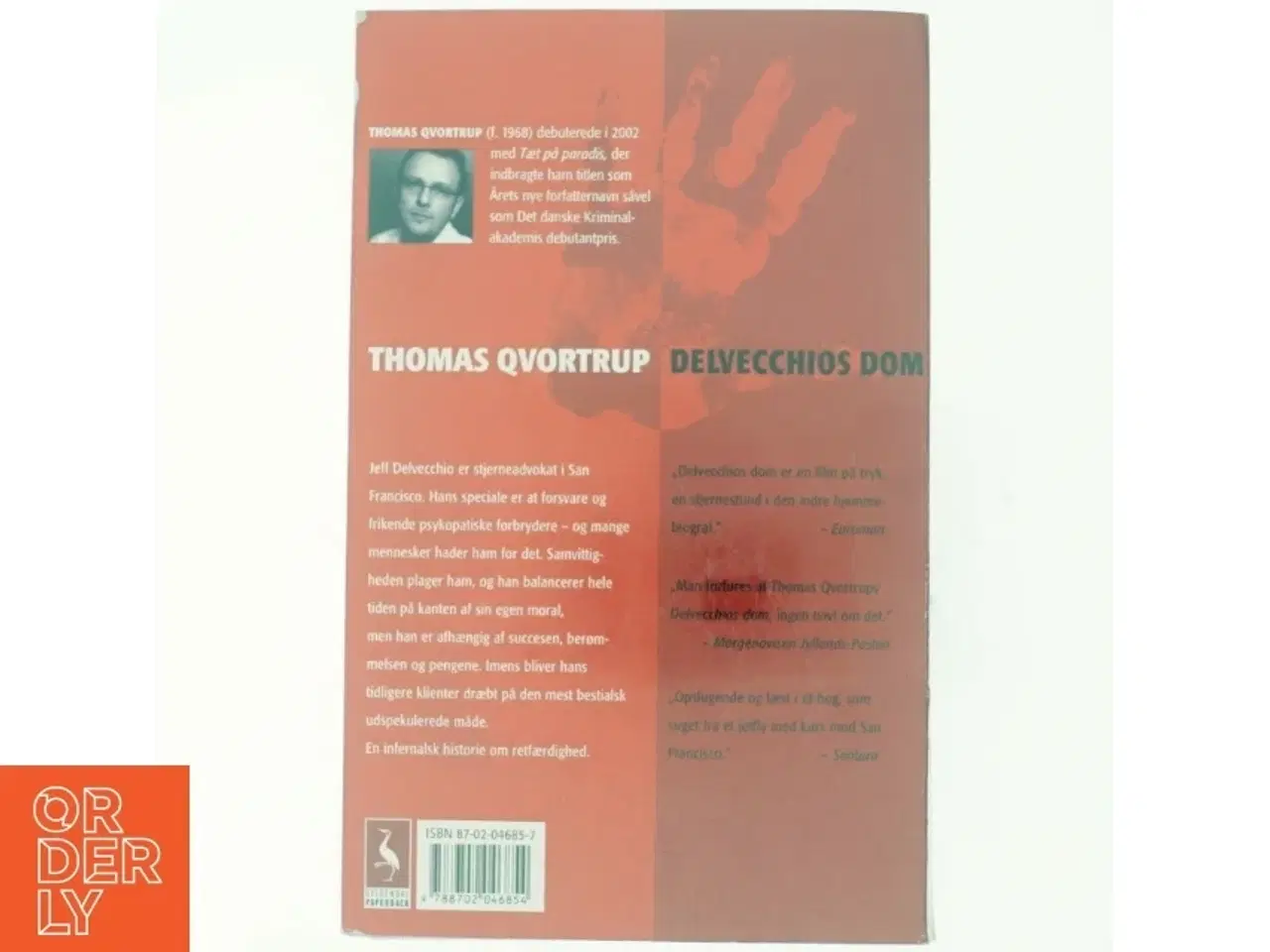 Billede 3 - Delvecchios dom : roman af Thomas Qvortrup (Bog)