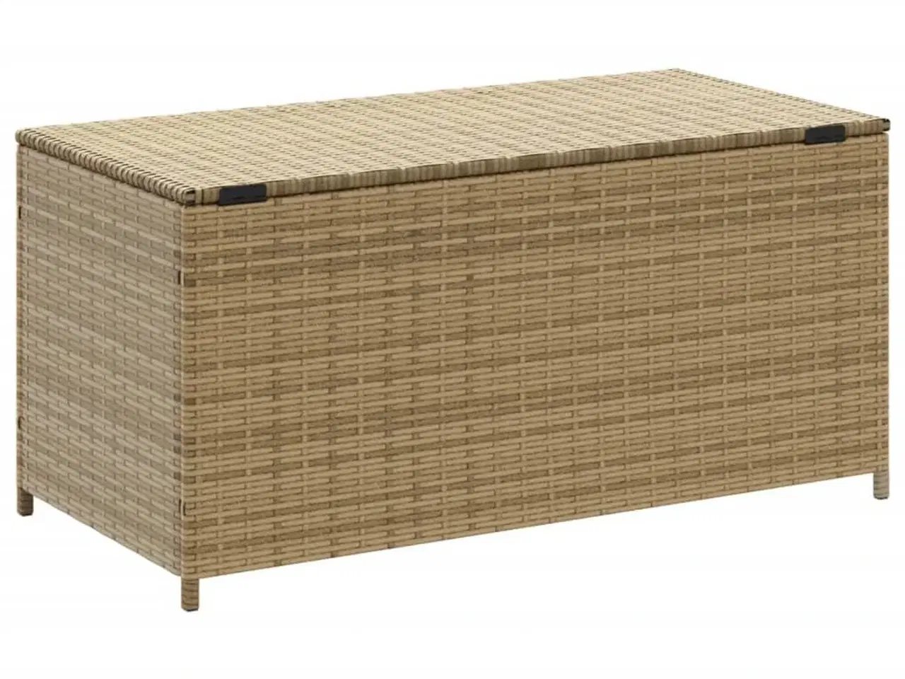 Billede 6 - Opbevaringsboks til haven 190 l polyrattan beige