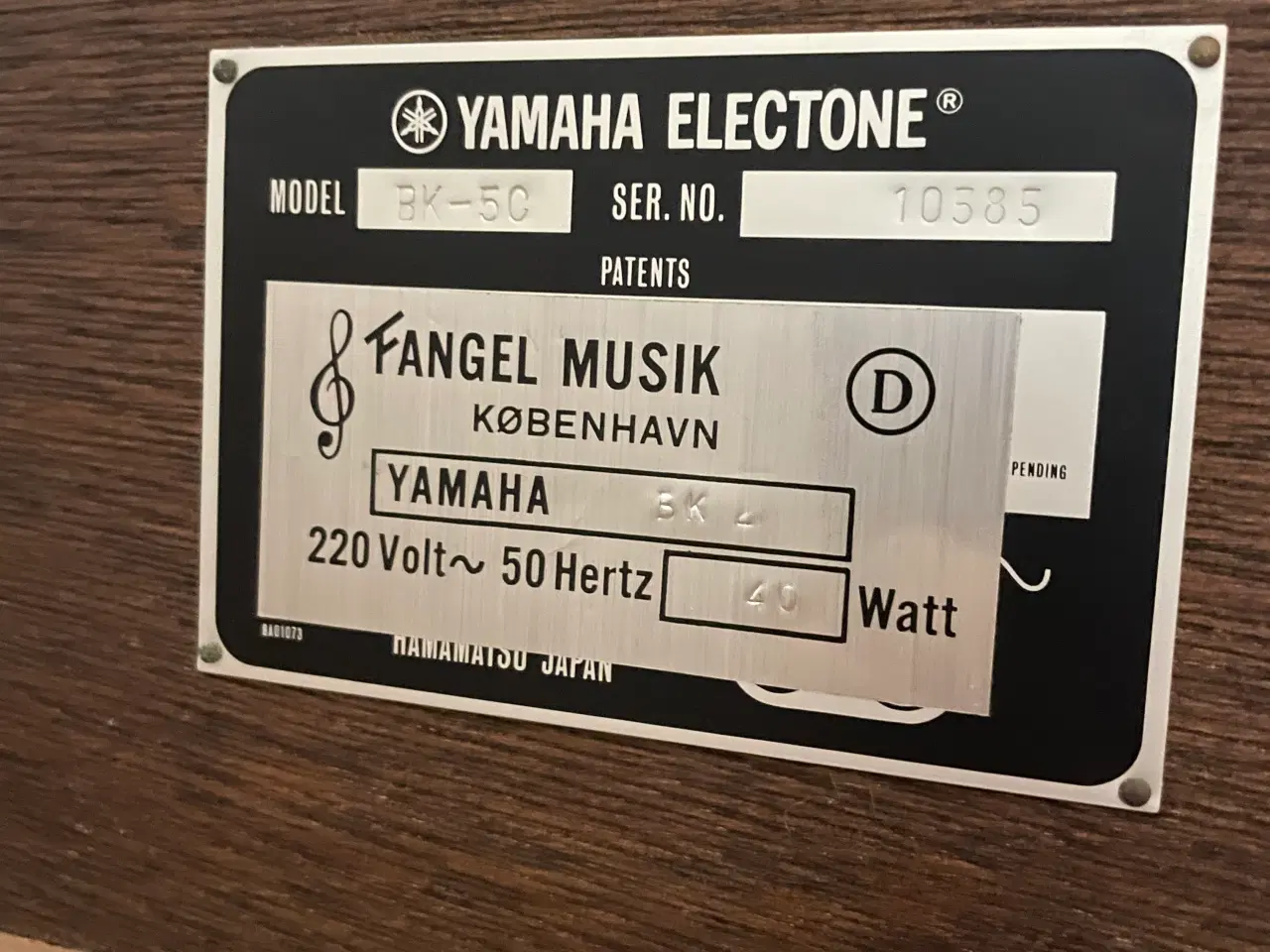 Billede 4 - Yamaha 1976 El-orgel 
