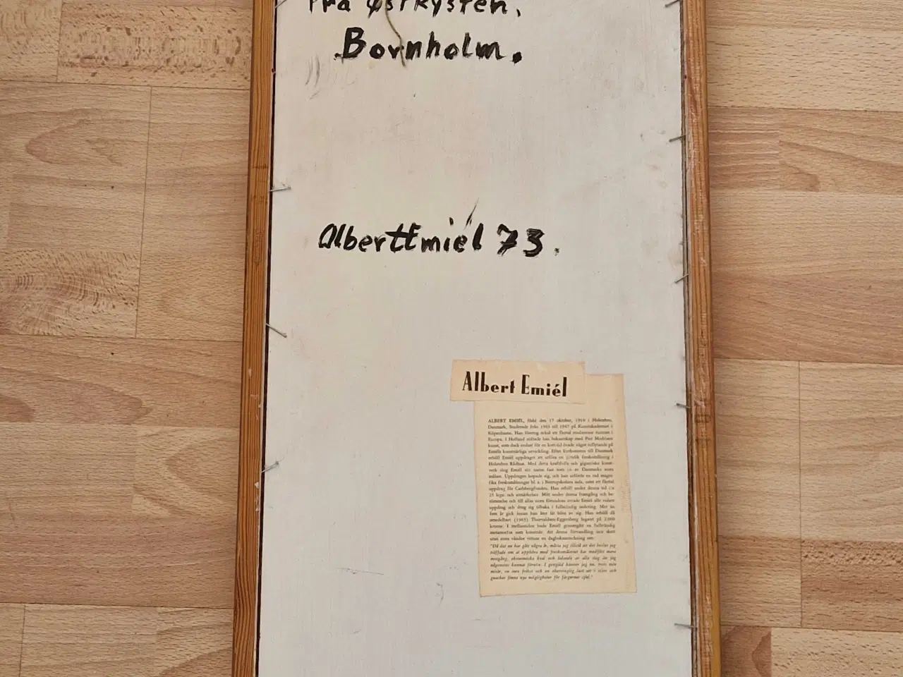 Billede 7 - Flot oliemaleri af Albert Emiel fra 1973, Bornholm