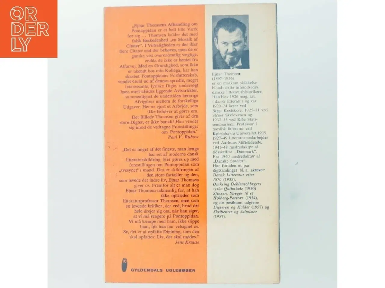 Billede 3 - Henrik Pontoppidan af Ejnar Thomsen (Bog)