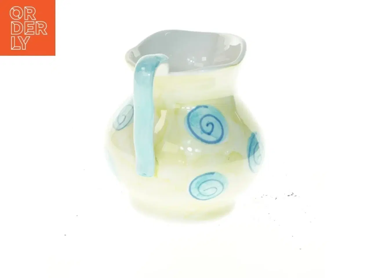 Billede 2 - Håndmalet kande (str. 13 x 14 cm)