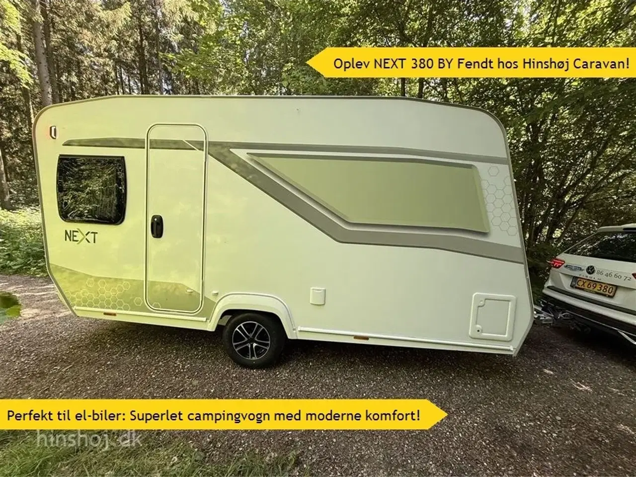 Billede 1 - 2026 - Fendt NEXT 380   En nyhed til campisten med EL bil fra Hinshøj Caravan
