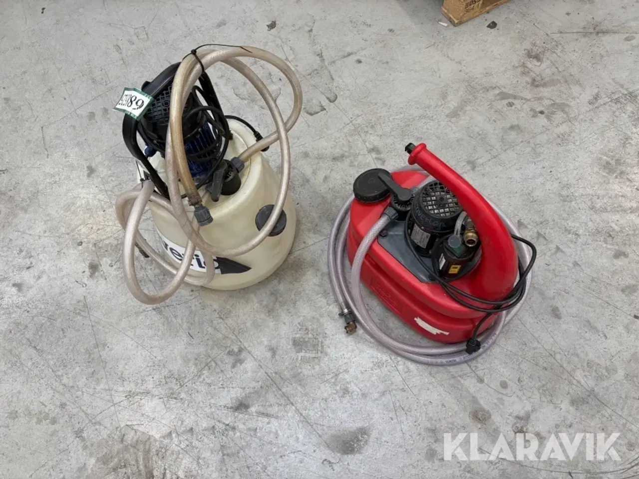 Billede 2 - Skyllepumper 2 styk RIDGID DP-13 og CB 30