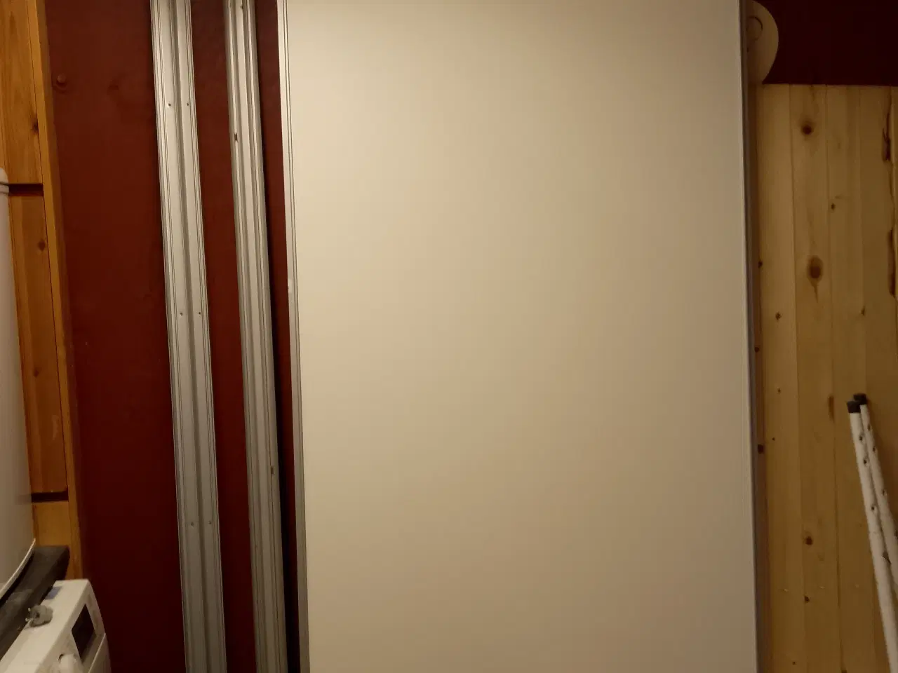 Billede 1 - 1 stk skydelåge med 2 skinner