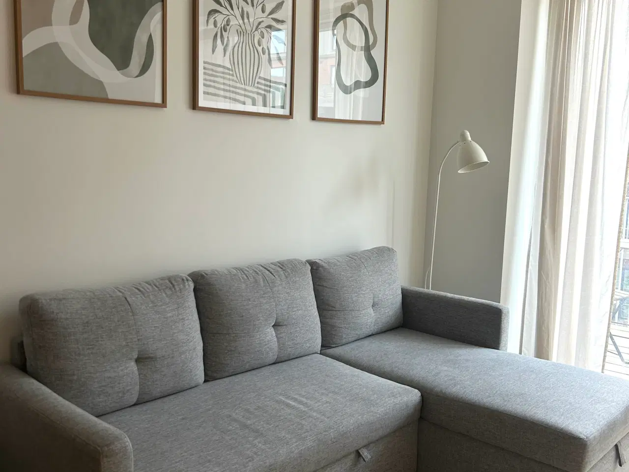 Billede 1 - Sovesofa med chaiselong