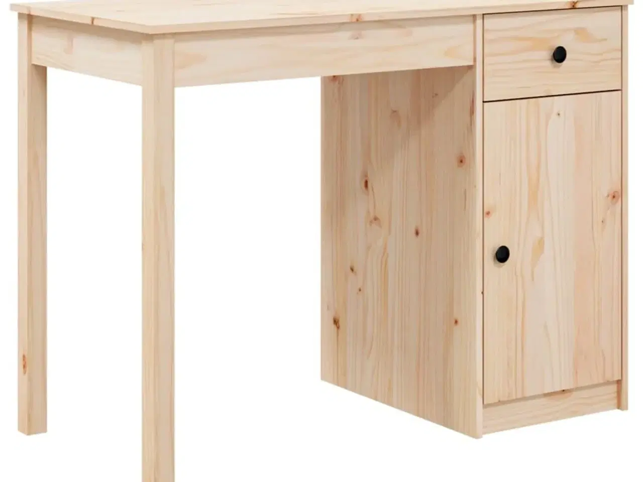 Billede 2 - Skrivebord 100x50x75 cm massivt fyrretræ