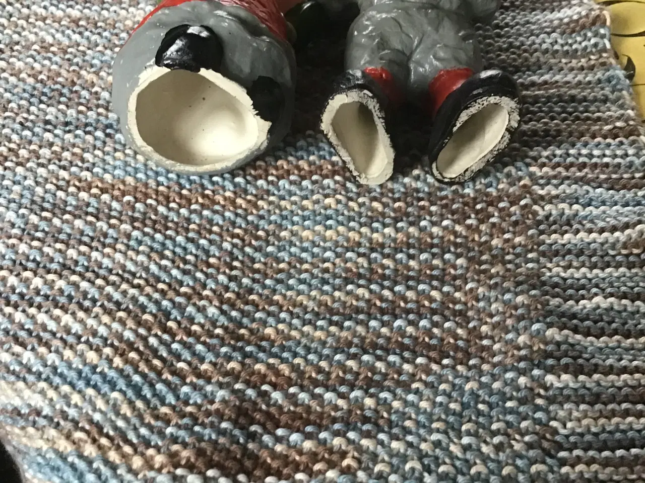 Billede 3 - Ældre nissepar til kertelys.