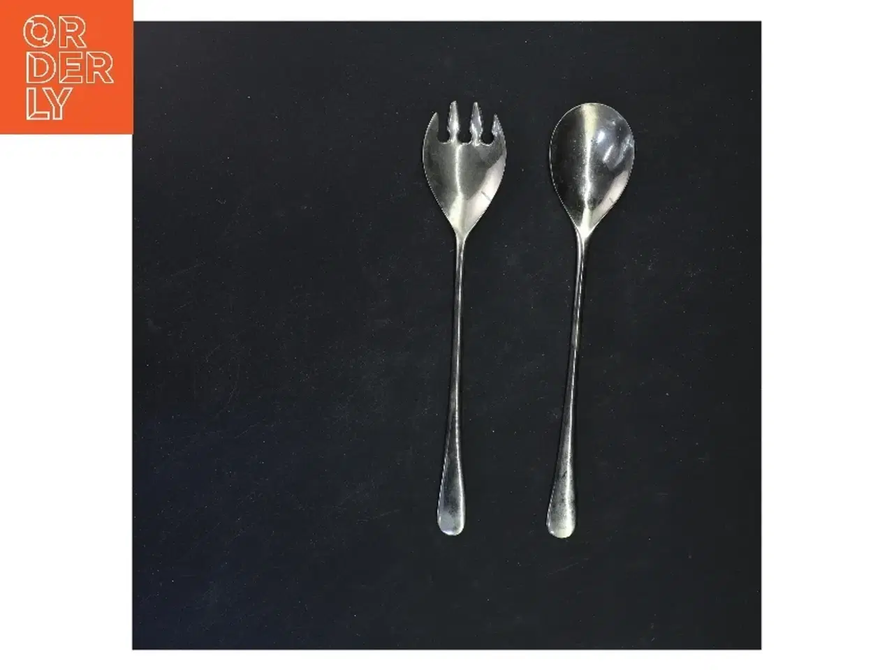 Billede 1 - Serveringsbestik i rustfrit stål (str. 23 cm)