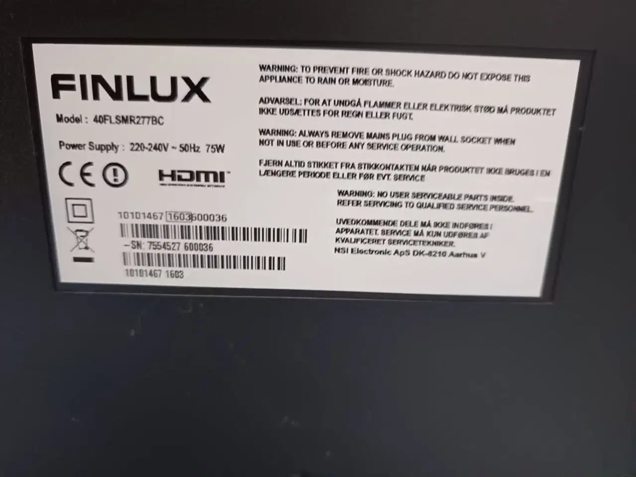 Billede 7 - Finlux Smart Tv 40FLSMR277BC