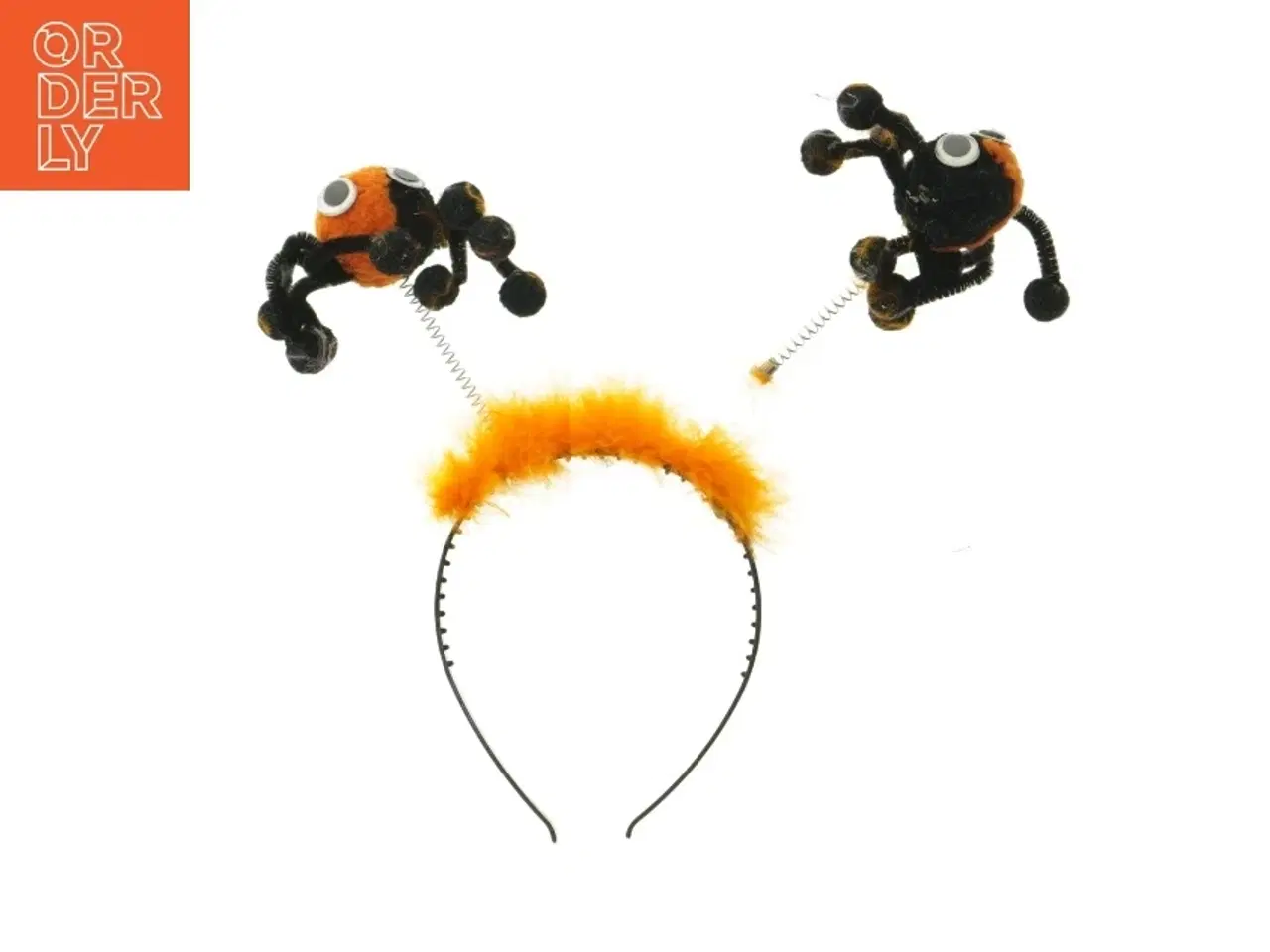 Billede 1 - Hovedbøjle med edderkopper (str. 11,5 cm)