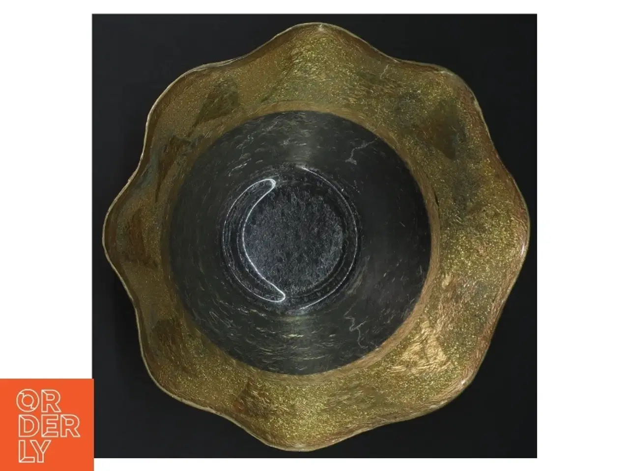 Billede 3 - Dekorationsskål i glas (str. Ø. 20 cm)