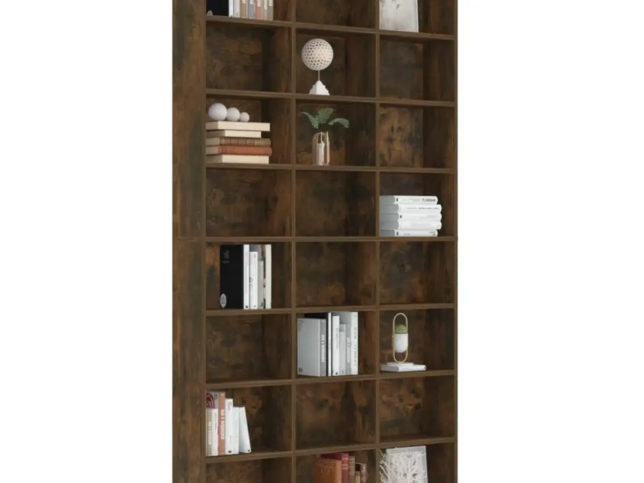 Billede 5 - Reol 102x23x177,5 cm konstrueret træ røget egetræsfarve