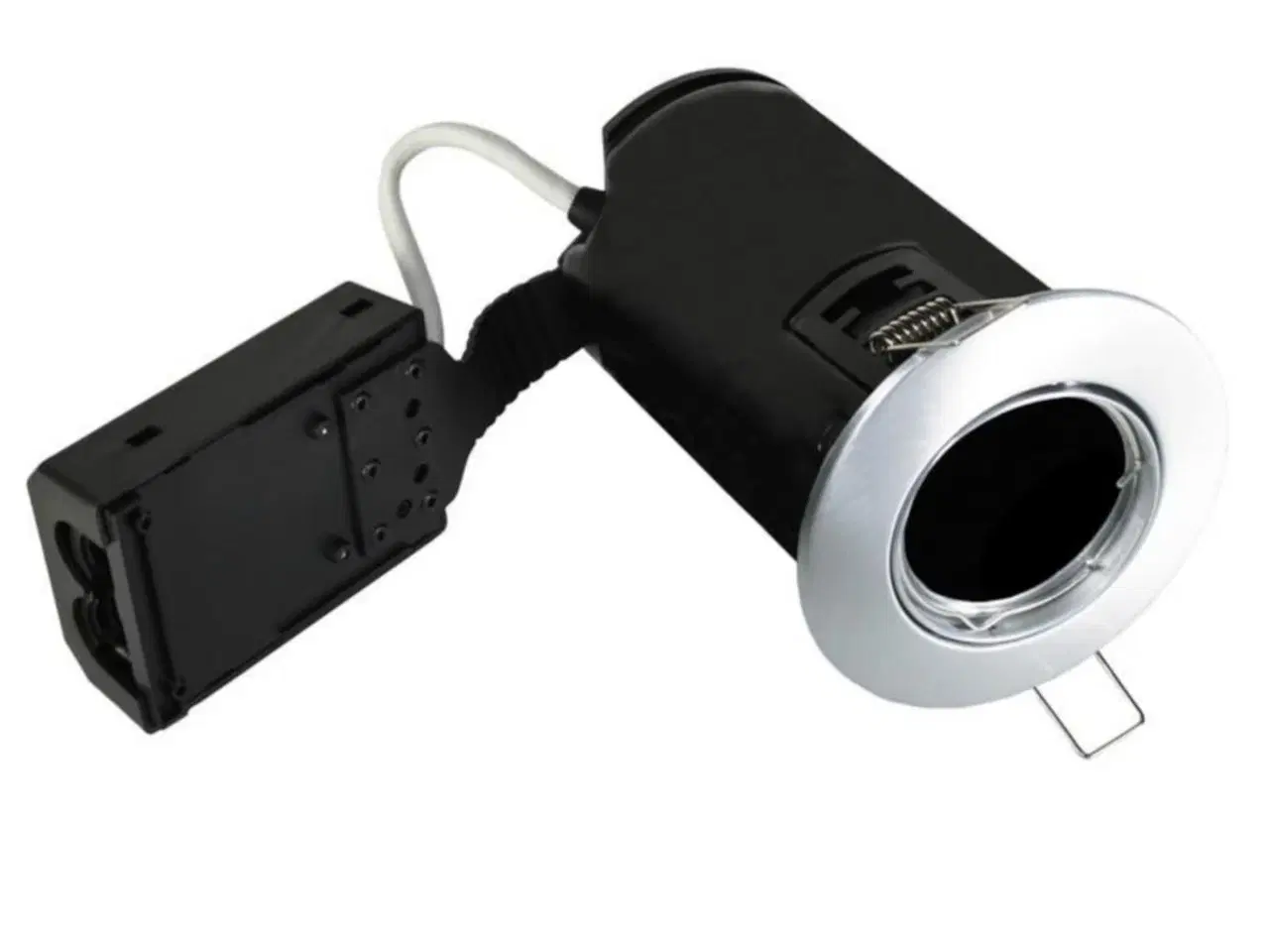 Billede 2 - Rundt indbygningsspot i hvid. Velegnet