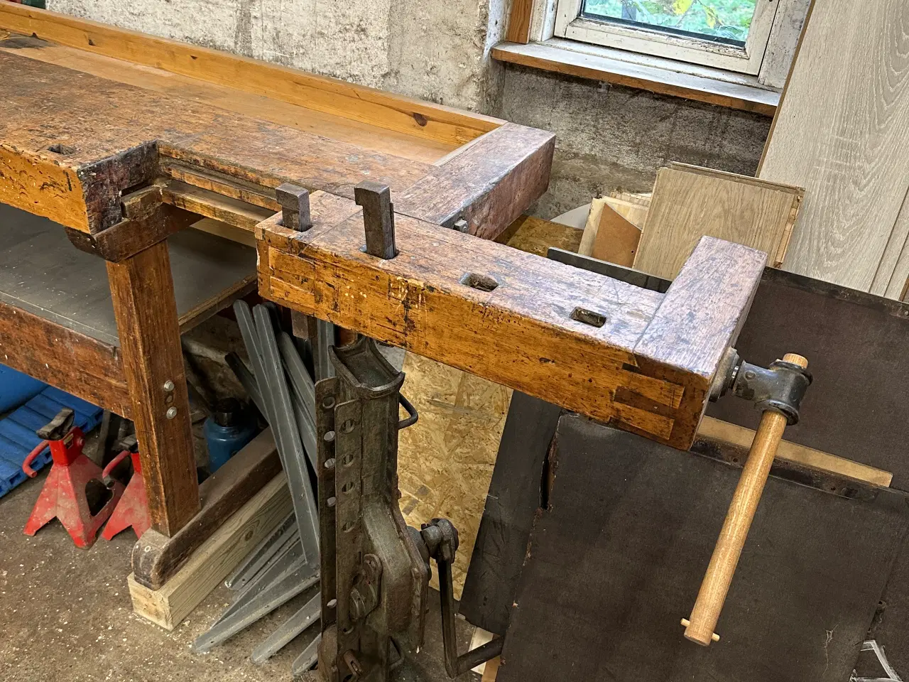 Billede 4 - Flot gammel høvlebænk