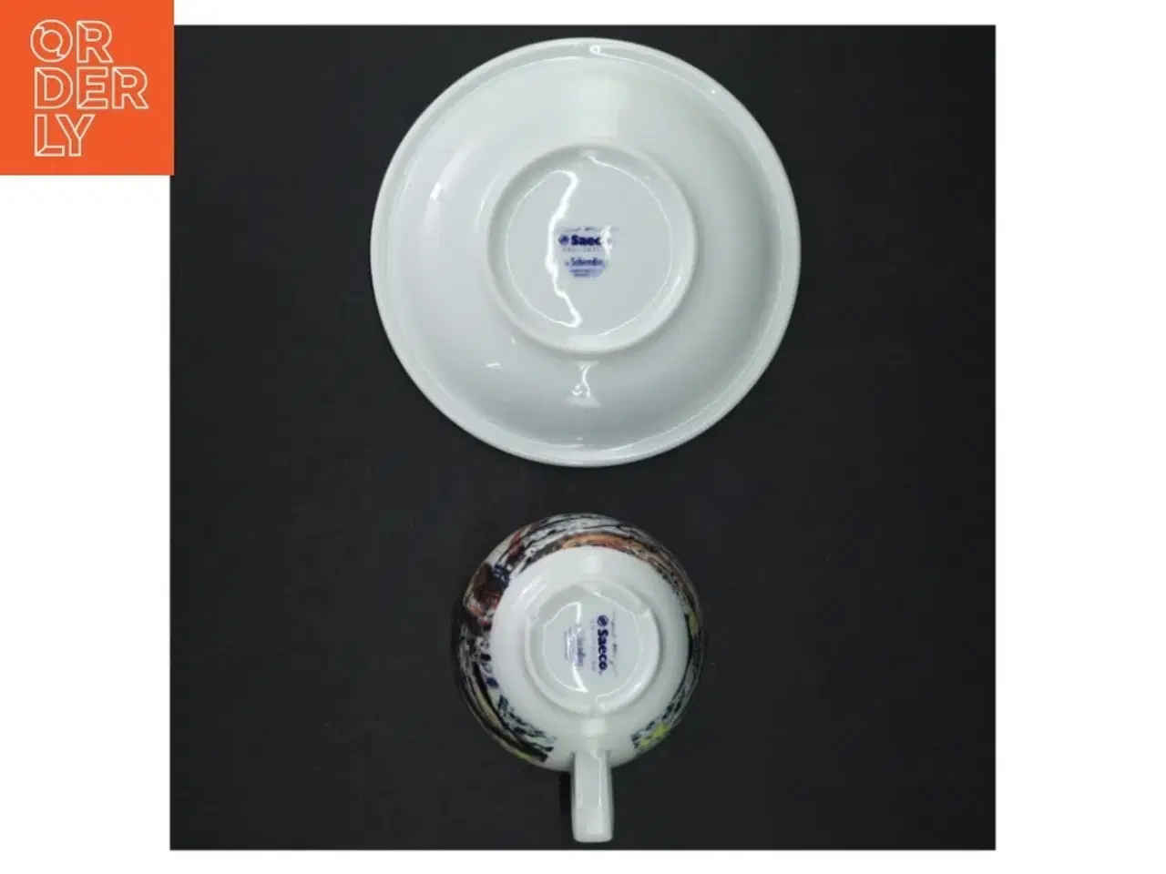 Billede 4 - Espressokop med underkop fra Saeco (str. Ø. 15 cm. h. 6 cm ø. 9 cm)