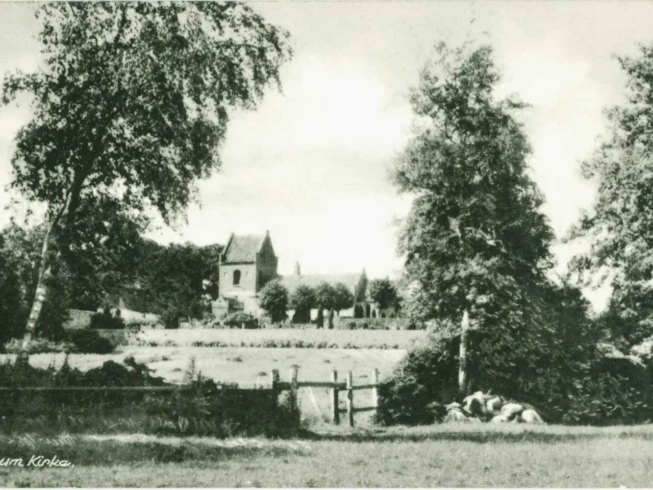 Billede 1 - Farum Kirke. 1958.