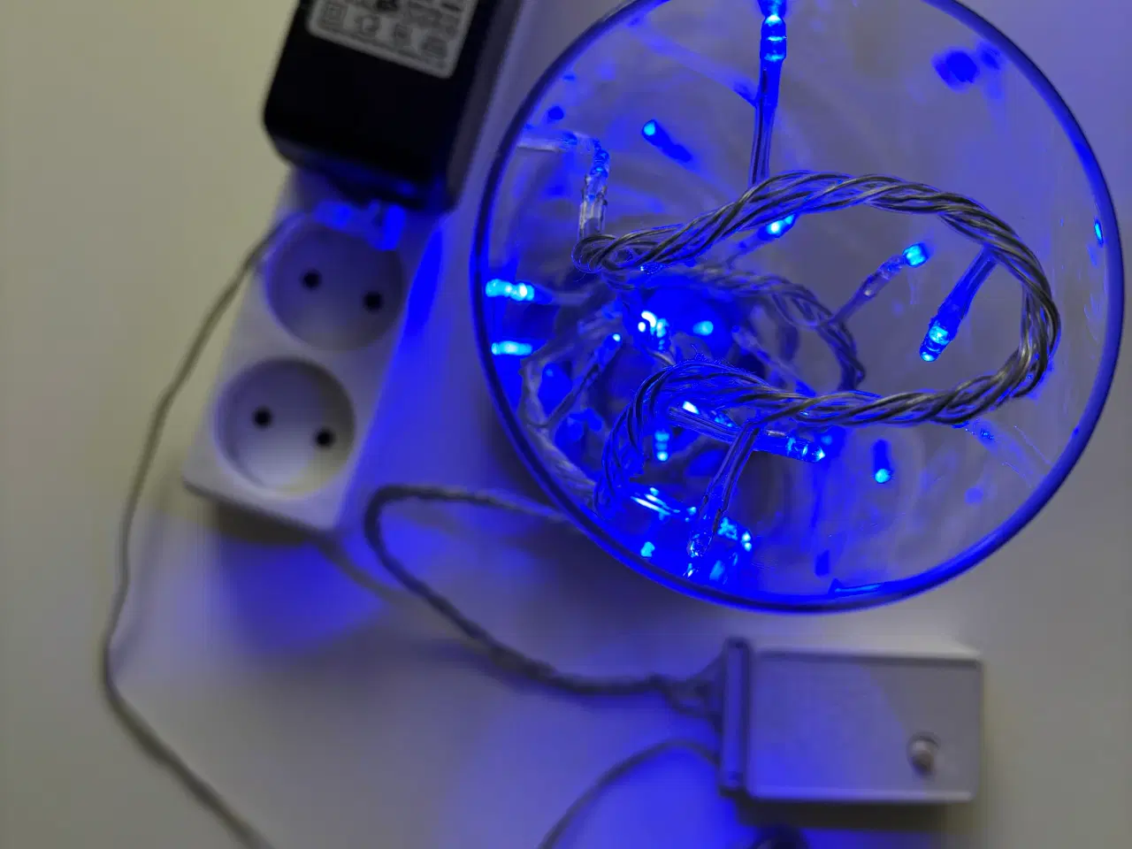 Billede 3 - LED 32 lemper ind i vase/glas