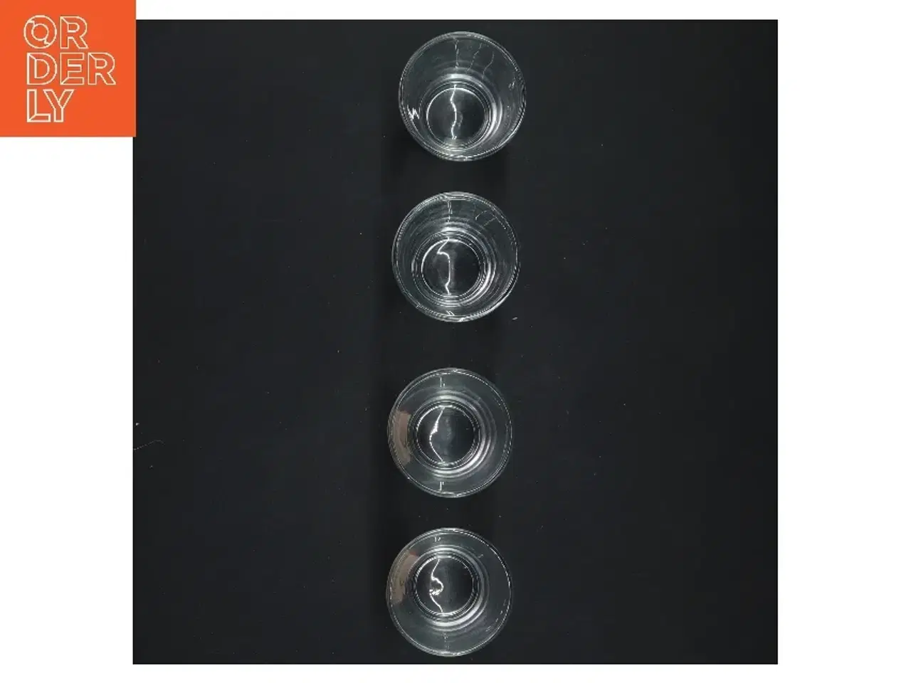 Billede 3 - Sæt med 4 shotsglas med tryk (str. 5x6 cm)