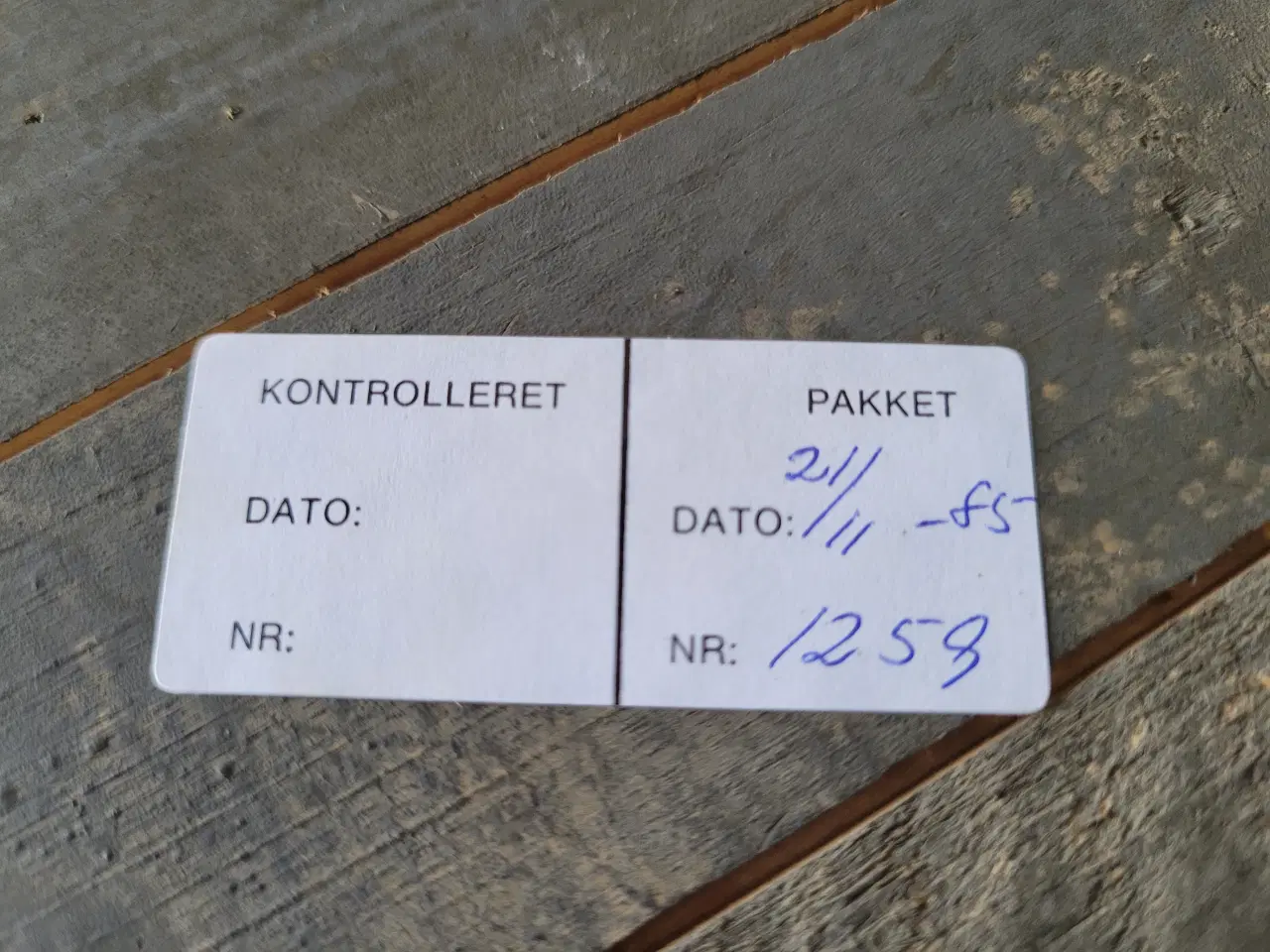 Billede 4 - Dansk ammunitionskasse i træ