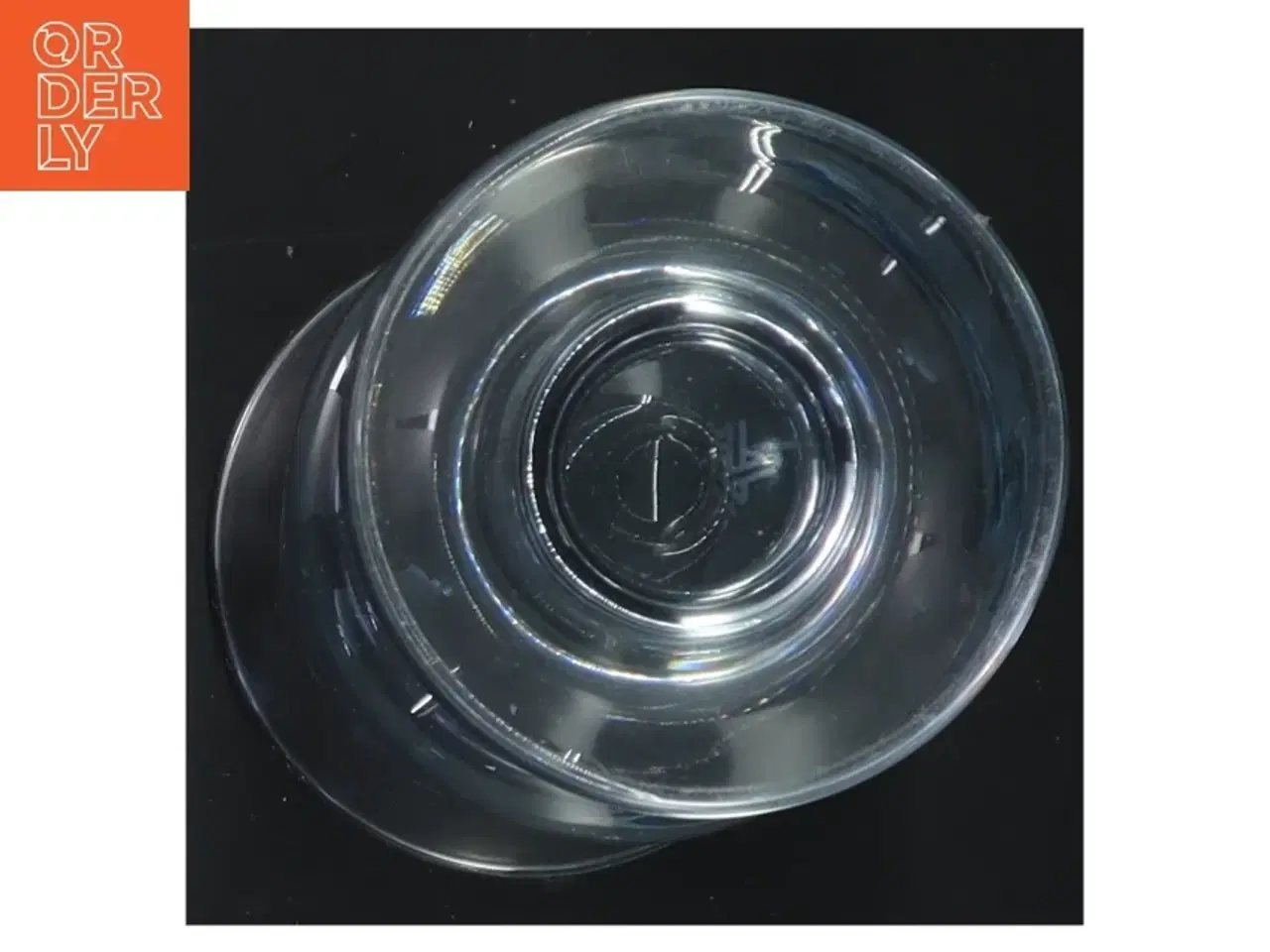 Billede 2 - Glas vase på fod (str. 14 cm)