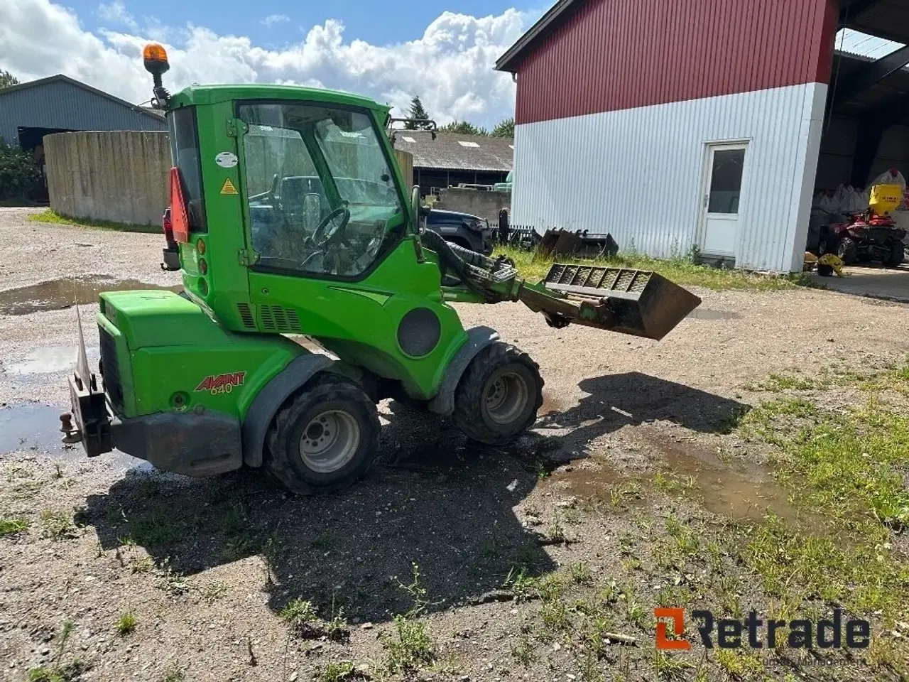 Billede 4 - Avant 640 Med udskud i arm, 165 kg extra kontra vægt, med lys på kabine og blink