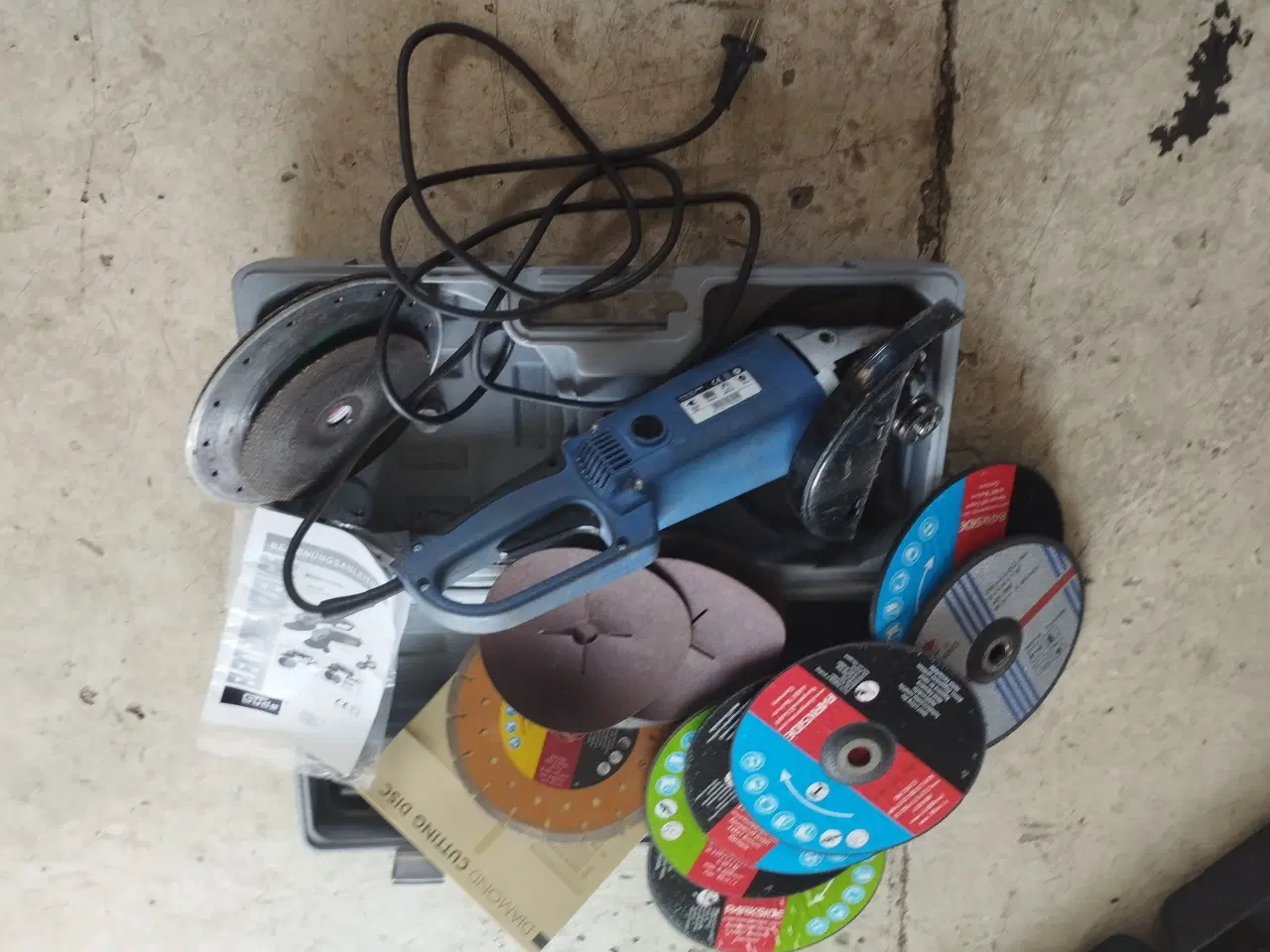 Billede 4 - Vinkelsliber med tilbehør