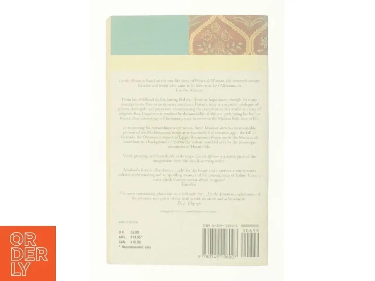 Billede 3 - Leo the African af Amin Maalouf (Bog)