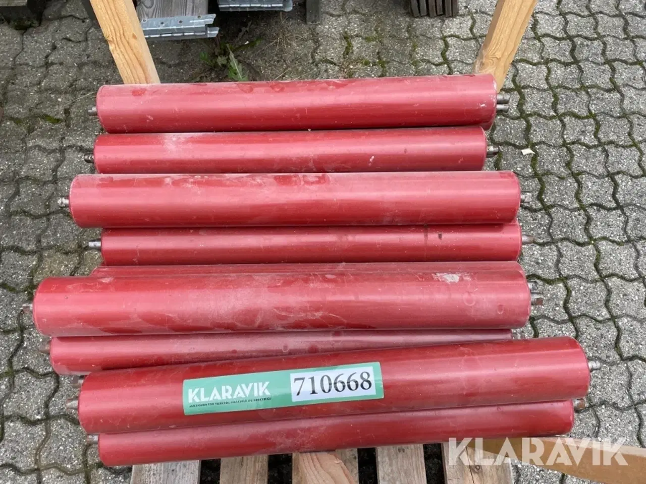 Billede 3 - Ruller til transport bånd 24 styk