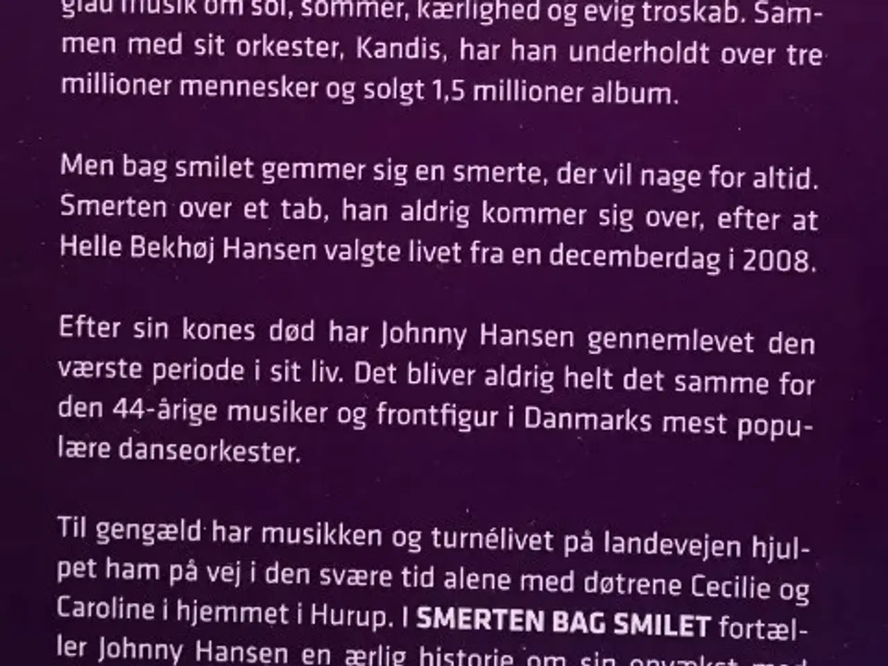 Billede 2 - Smerten bag smilet af Johnny Hansen