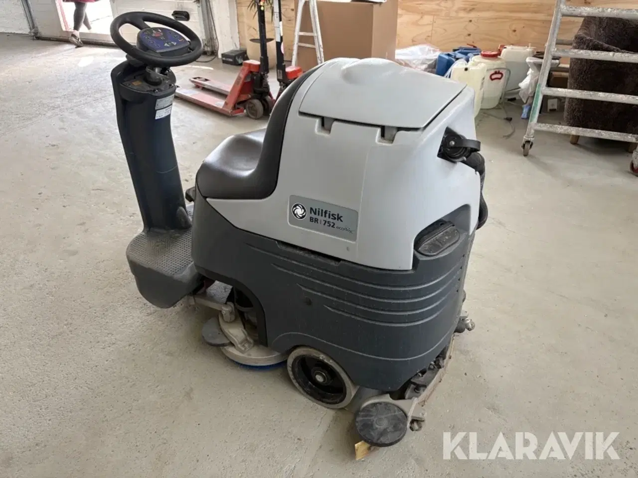 Billede 2 - Gulvvasker Nilfisk BR 752 ride-on scrubber-dryer