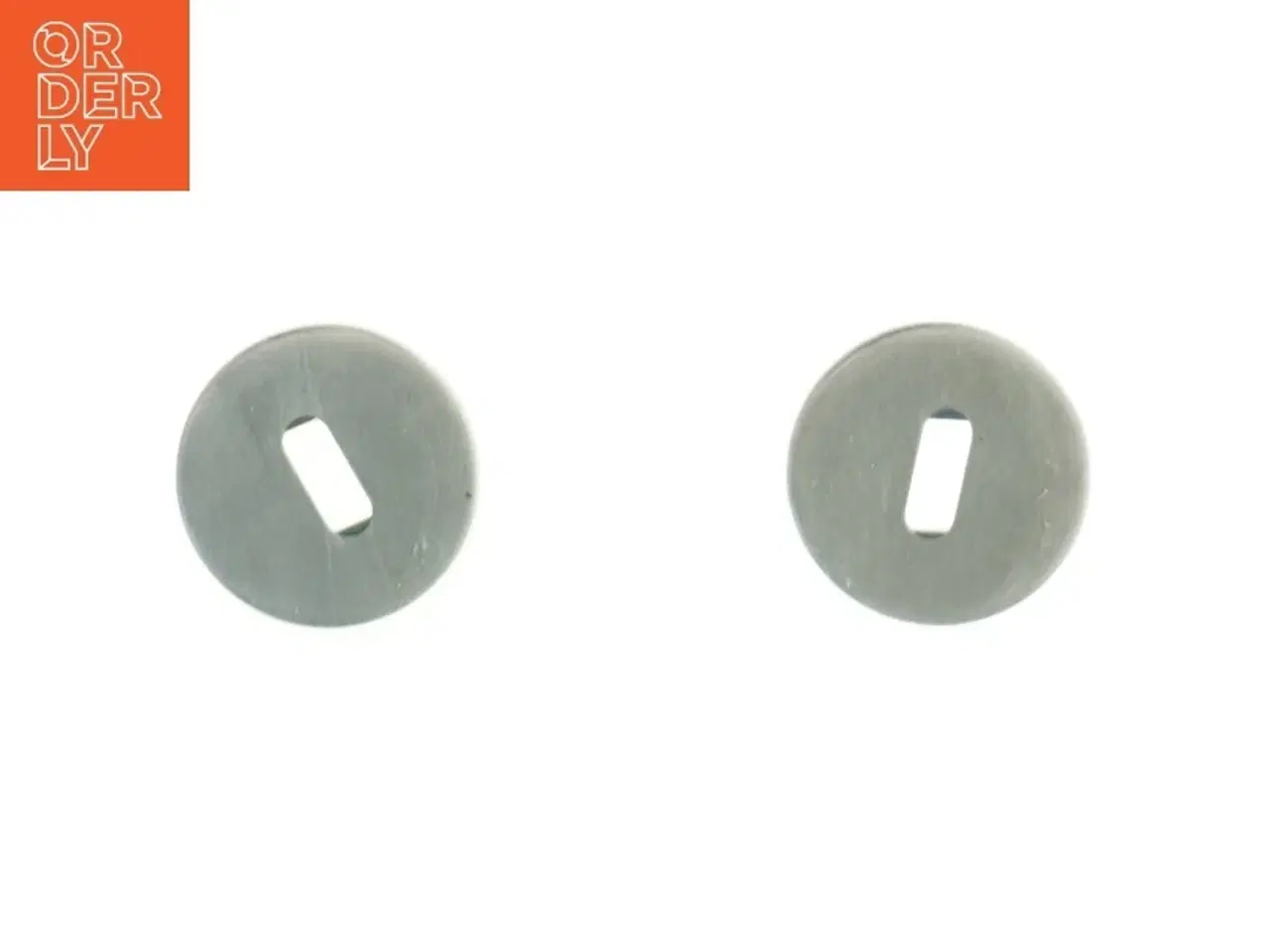 Billede 1 - Metalringe med hul (str. Ø 5 cm)