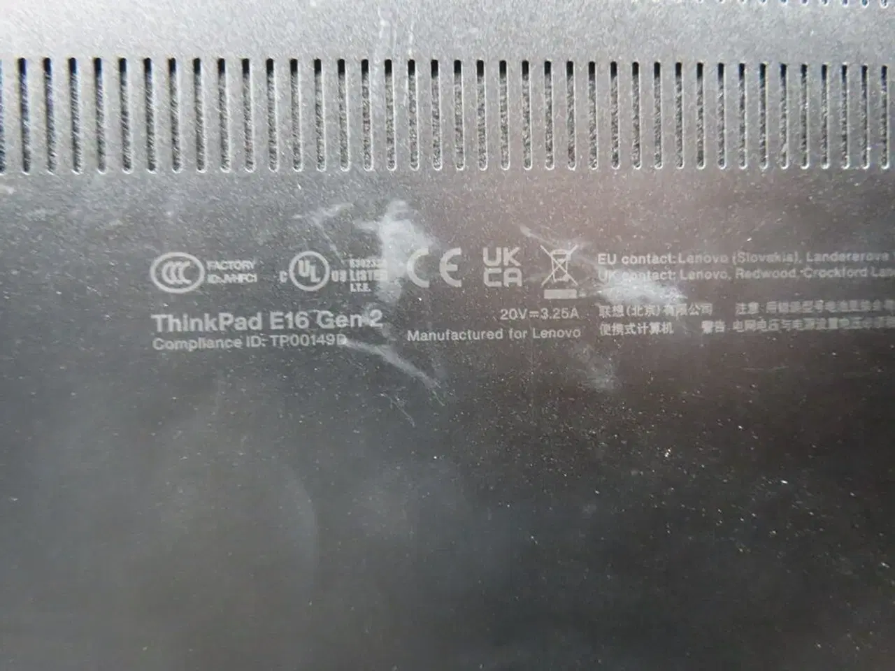 Billede 5 - Bærbar PC, LENOVO THINKPAD E16 Gen 2